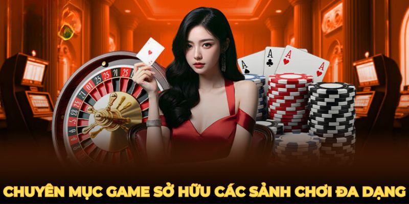 Chuyên mục game THABET sở hữu các sảnh chơi đa dạng